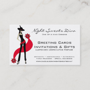 Diva-Karte Visitenkarte