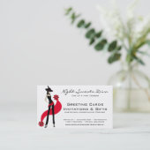 Diva-Karte Visitenkarte (Stehend Vorderseite)