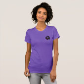 Diva-Katze mit Glanz T-Shirt (Vorne ganz)