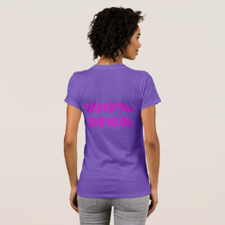 Diva-Katze mit Glanz T-Shirt