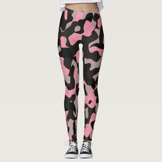 Diva Kitty Camouflage Leggings (Vorderseite)