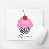 Diva-kleiner Kuchen Mousepad (Mit Mouse)