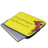 Diva-Laptop-Hülse Laptopschutzhülle (Vorne Knopf)