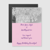 DIVA Life Flair Happy Birthday Magnetkarte (Vorne/Hinten)