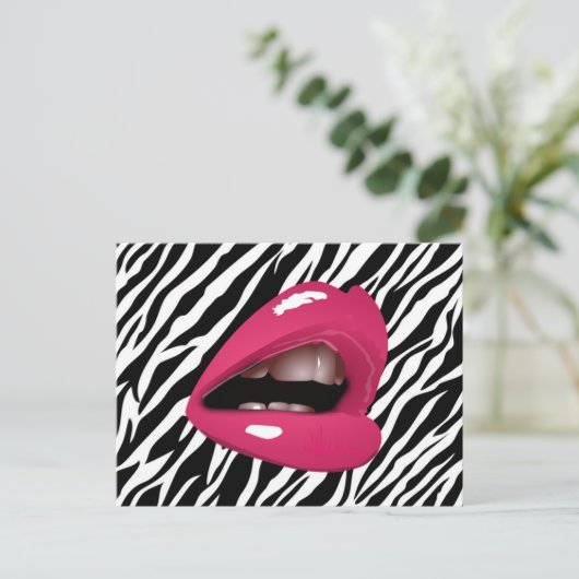 DIVA Lips Collection Postkarte (Stehend Vorderseite)
