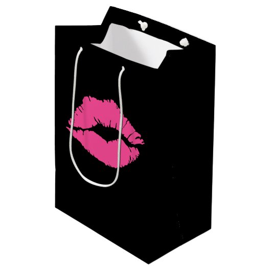‚Diva Lips‘ Mittlere Geschenktüte (Vorderseite Schrägansicht)