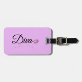 Diva Luggage Tag Gepäckanhänger (Vorderseite horizontal)