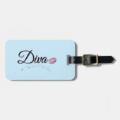 Diva Luggage Tag Gepäckanhänger (Vorderseite horizontal)