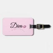 Diva Luggage Tag Gepäckanhänger (Vorderseite horizontal)