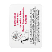 "Diva macht Zuhause-Verbesserungen selbst..." Magn Magnet (Vertikal)