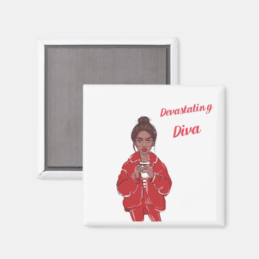 Diva Magnet (Vorderseite/Rückseite)