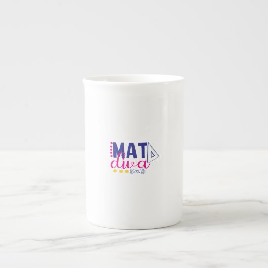 Diva-Matte Porzellantasse (Vorderseite)