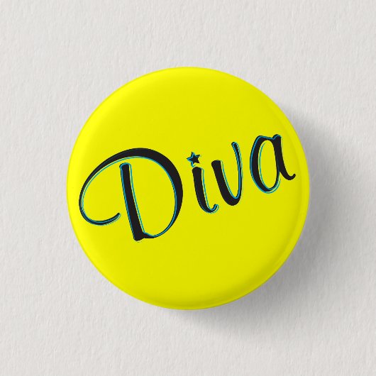 Diva-Miniknopf Button (Vorderseite)