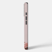 Diva mit Blumenschal blühendem Kaugummi Case-Mate iPhone Hülle (Rückseite / Links)