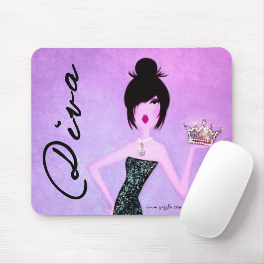 DIVA mit einem Tiara mousepad (Mit Mouse)
