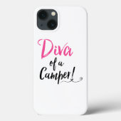 "Diva of a Camper!" Case-Mate iPhone Hülle (Rückseite)