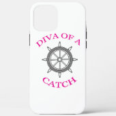 ‚Diva of a Catch‘ Case-Mate iPhone Hülle (Rückseite)