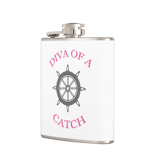 ‚DIVA of a Catch‘ Flachmann (Links)