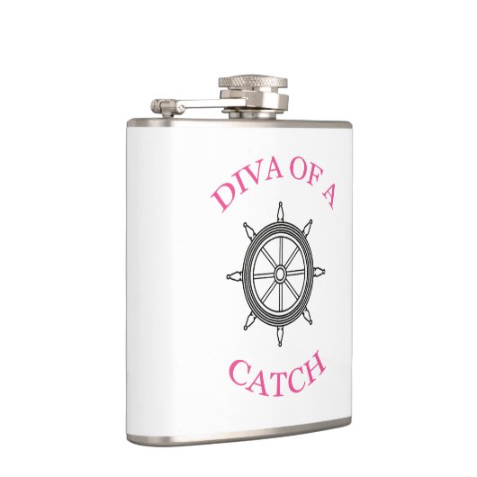 ‚DIVA of a Catch‘ Flachmann (Rechts)