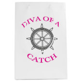 ‚Diva of a Catch‘ Mittlere Geschenktüte (Vorderseite)