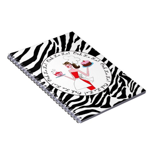 Diva of a Cook - "Ooh La La La!" - SpiralNotebook Notizblock (Rechte Seite)