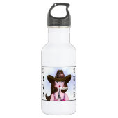 "Diva+of+a Cowgirl" Trinkflasche (Vorderseite)