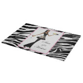 Diva of a hostess schneidebrett (Ecke)