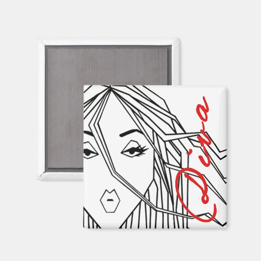 Diva of a Magnet (Vorderseite/Rückseite)