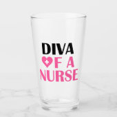 Diva of a Nurse Glas (Vorderseite)