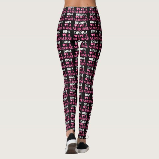 "DIVA OF A NURSE" LEGGINGS (Rückseite)