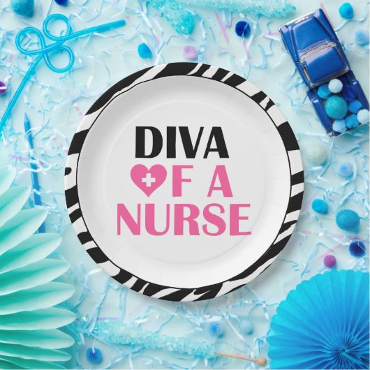 "DIVA OF A NURSE" PAPPTELLER (Party)