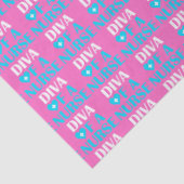 "DIVA OF A NURSE" SEIDENPAPIER (Detail)