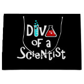 "DIVA of a Scientist" Große Geschenktüte (Vorderseite)