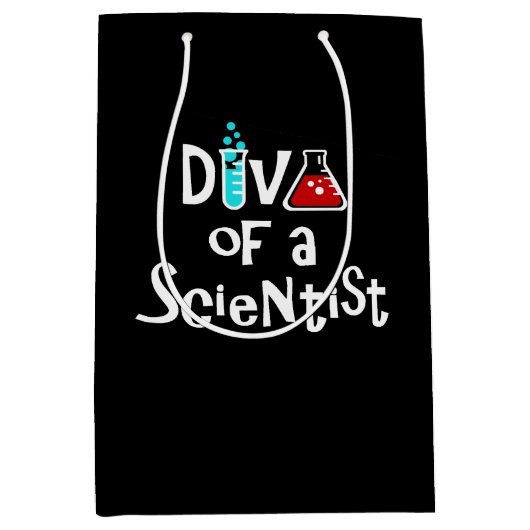 "DIVA of a Scientist" Mittlere Geschenktüte (Vorderseite)