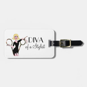 "Diva of a Stylist" Gepäckanhänger