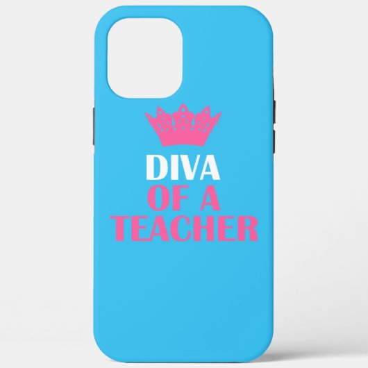 Diva of a Teacher Case-Mate iPhone Hülle (Rückseite)
