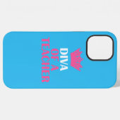 Diva of a Teacher iPhone Hülle (Rückseite (Horizontal))