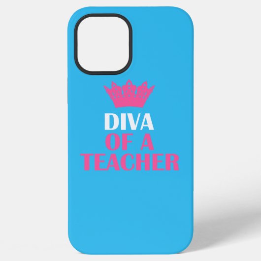 Diva of a Teacher iPhone Hülle (Rückseite)