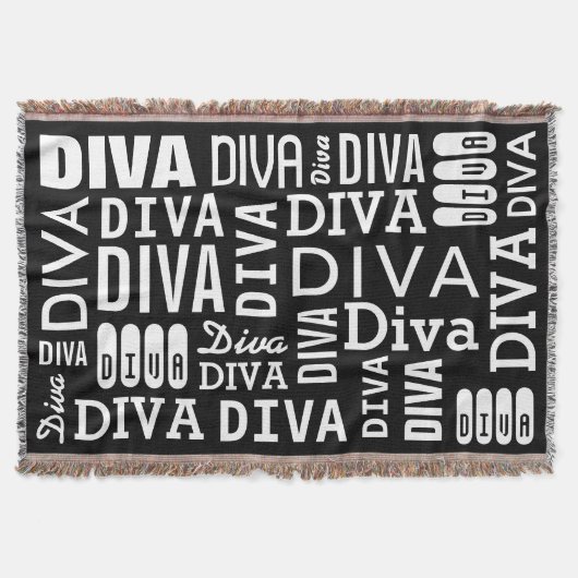‚DIVA OF A Throw‘ Decke (Vorderseite)