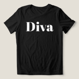 Diva Opera Singer Musiker Minimalistische Musik Th Tri-Blend Shirt