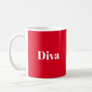 Diva Opernsängerin Musikerin Darstellerin Musikthe Kaffeetasse