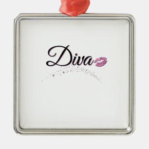 Diva Ornament Aus Metall