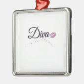 Diva Ornament Aus Metall (Links)