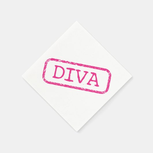 "DIVA" Papier Napkins Serviette (Ecke)