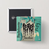 Diva Party Girls Button (Vorne & Hinten)