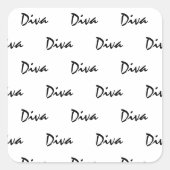 Diva Personalize Stickers (Vorderseite)