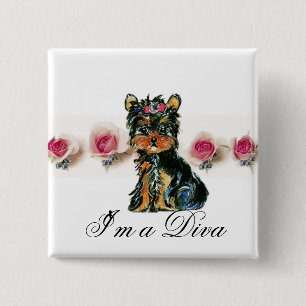 Diva Pin Button