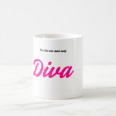  Diva – Pink Coffee Mug Kaffeetasse (Mittel)