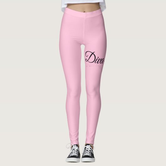 Diva Pink Leggings (Vorderseite)