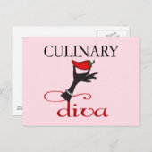 Diva Postkarte (Vorne/Hinten)